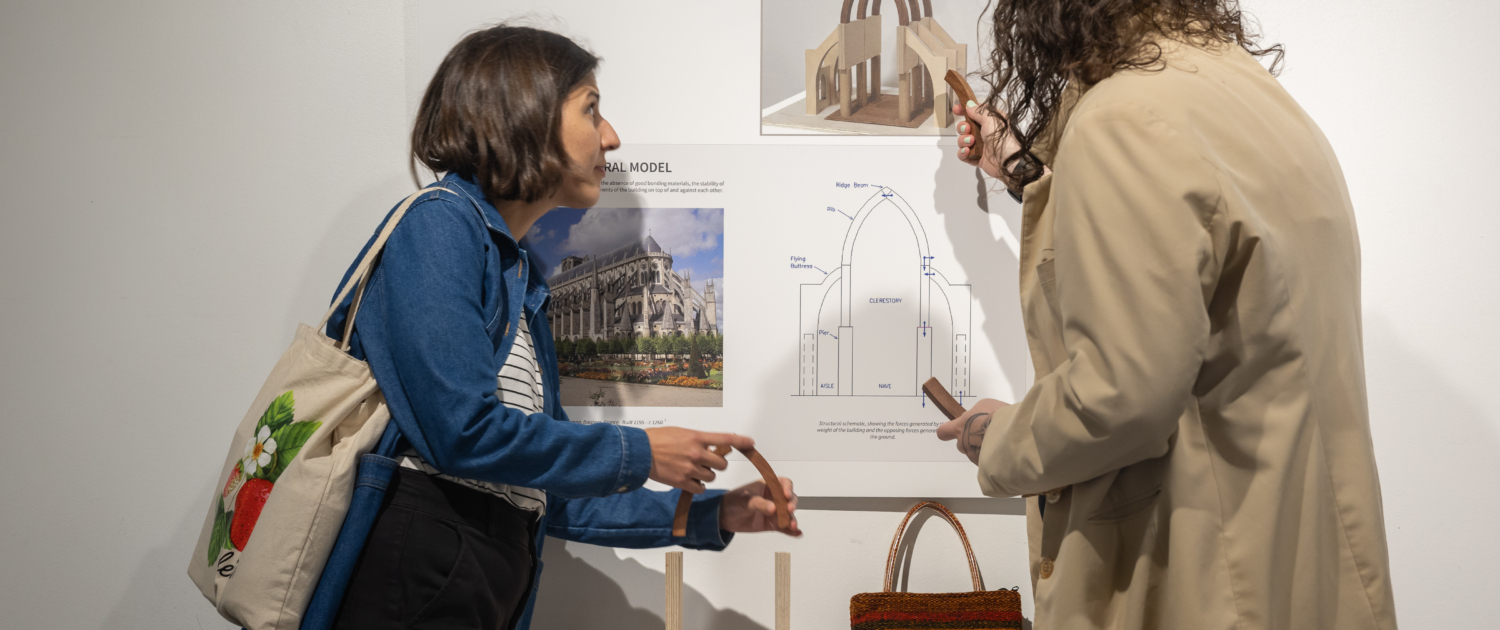 20250820-163452-THM-TodmordenMills-CanadianMuseumOfArchitecture-AndrewWilliamson-7469 A hands-on interactive activity at the exhibition.